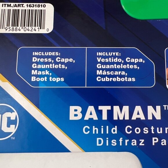 Rubies Batgirl Halloween Costume Set Girl Size Large - Picture 6 of 8